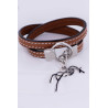 Bracciale Pénélope Signature - Cognac