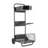 Carrello portasella completo Hippotonic - Nero