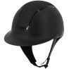 Casco Equithème Soazy Mat Crystal fabric - Nero lucido