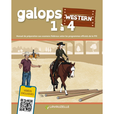 Galop WESTERN da 1 a 4 con video Lavauzelle