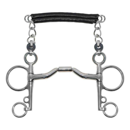 Mors pelham Metalab Elite curvo con aste lunghe