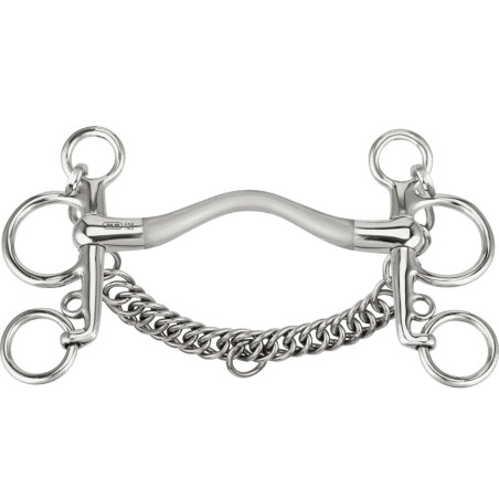 Mors pelham Sprenger Satinox passaggio per la lingua