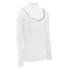 Polo Equithème Cabourg lange mouwen - Bianco