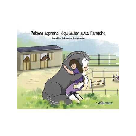 Paloma impara l'equitazione con Panache