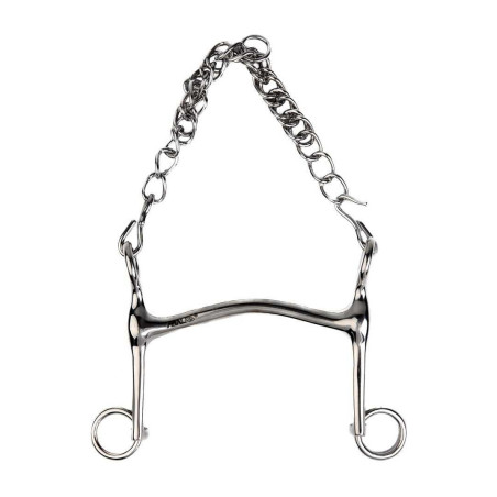 Morso da briglia Metalab con imboccatura cava