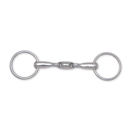 Morso da briglia Metalab doppio snodo 16 mm