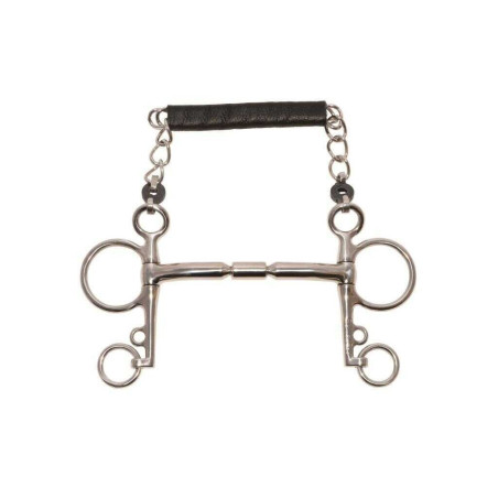 Morso pelham Metalab Elite diritto con aste corte