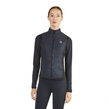 Gilet senza maniche trapuntato Ego7 Dea donna con pannelli laterali stretch
