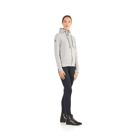 Felpa con cappuccio e zip Ego7 Z0W idrorepellente donna