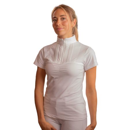Polo da concorso Pénélope Florence Mesh maniche corte donna