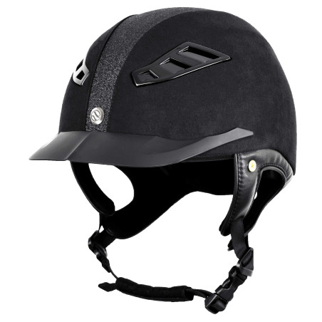 Casco Back on Track® EQ3 Lynx Microfibra/Strass