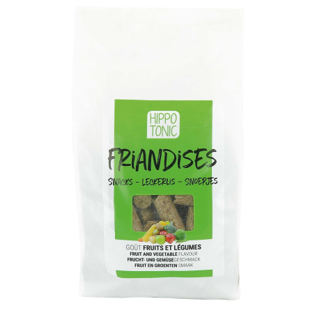 Dolcetti per cavalli Hippo-Tonic gusto frutta e verdura
