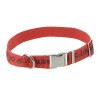 Collare in nylon Diego & Louna per cane - Corallo / antracite