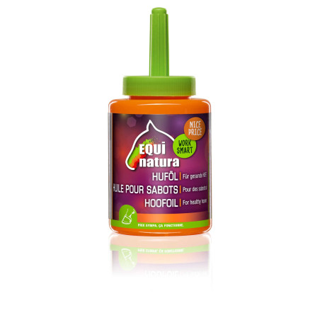 Olio per zoccoli Equinatura con pennello 450 mL