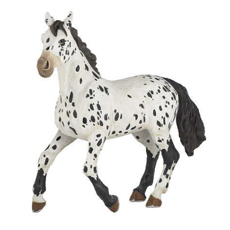 Figurina Appaloosa nera Papo