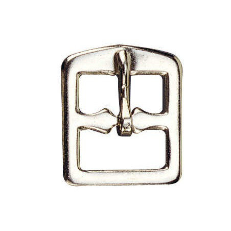 Fibbia per staffile in acciaio nichelato