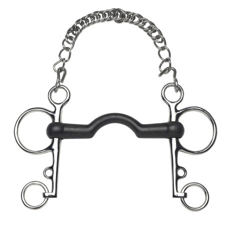 Morso Pelham Feeling gomma dritto passaggio per la lingua