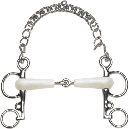 Mors Pelham Feeling spezzato flexi branche corte