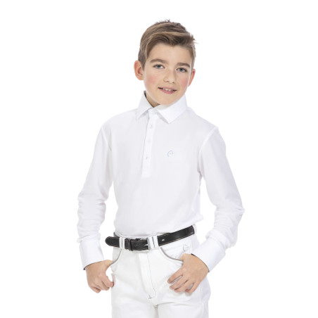 Polo Equithème Mesh maniche lunghe