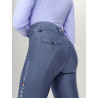 Pantaloni Tommy Hilfiger Equestrian Highland Hybrid donna full grip - Indaco délavato