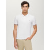Polo a maniche corte Davis Tommy Hilfiger Equestrian uomo - Bianco ottico