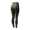 Leggings invernali da donna con grip integrale Horze Dea - Scarabèo verde