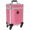 Cassetta per toelettatura con ruote Je t’aime Equithème - Rosa / argento