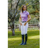 Polo da concorso Equithème Suzanne donna - Malva