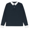 Polo da concorso a maniche lunghe Equithème Adrien uomo - Marina