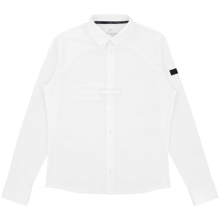 Polo da concorso a maniche lunghe Equithème Milan uomo