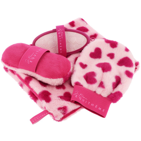 Panno lucidante Je t’aime Equithème a 2 lati