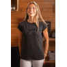 T-shirt Pénélope Moby Stones donna - Nero