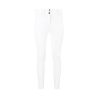 Pantaloni da equitazione Kentucky Miami da donna con grip al ginocchio - Bianco
