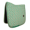 Sottosella in velluto pied-de-poule da dressage Kentucky - Verde chiaro / colorato