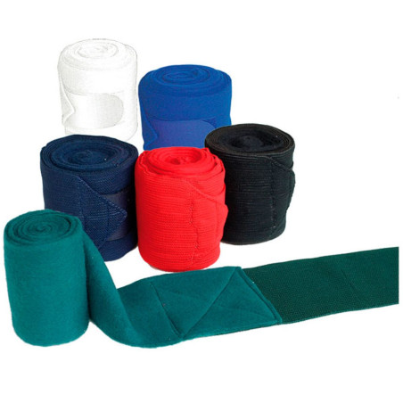 Fasce da polo Daslö elastiche per 2 pony