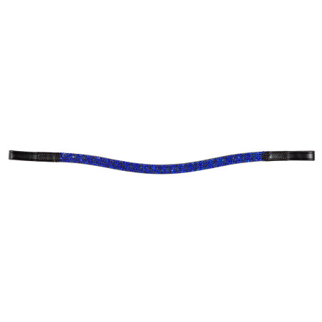 Fronte Tattini sagomato con strass blu