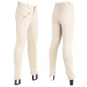 Pantaloni jodhpurs Daslö bambino 4 stagioni con rinforzi in clarino - Beige
