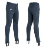 Pantaloni jodhpurs Daslö bambino 4 stagioni con rinforzi in clarino - Blu navy
