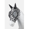 Maschera antimosche Horze Elastic con zip - Zebra
