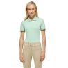 Polo con zip Anaheim Tommy Hilfiger Equestrian donna - Menta belair