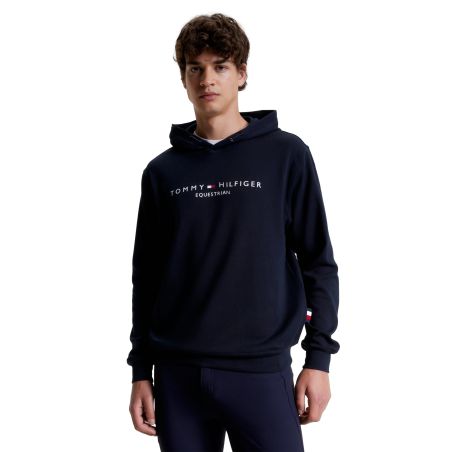 Felpa con cappuccio da uomo Tommy Hilfiger Equestrian con logo