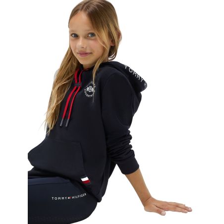 Felpa con cappuccio Laguna Tommy Hilfiger Equestrian Young Rider logo