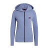 Felpa con cappuccio con zip Tommy Hilfiger Equestrian donna Whitney - Pietra di luna