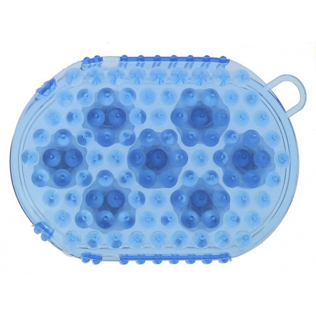 Guanto doppia faccia per strigliare e massaggiare