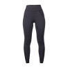 Leggings HKM Tammy da donna con fondo intero in silicone - Blu profondo