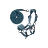 Capestro con pile HKM Hobby Horse - Turchese