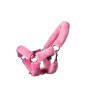 Capezzina HKM con pelliccia sintetica Hobby Horse - Rosa