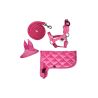 Set neon HKM Hobby Horse - Rosa