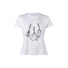 T-shirt HKM Elements a maniche corte da donna - Bianco