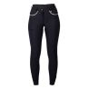 Pantaloni donna Lauria Garrelli Limone con fond grip in silicone - Nero